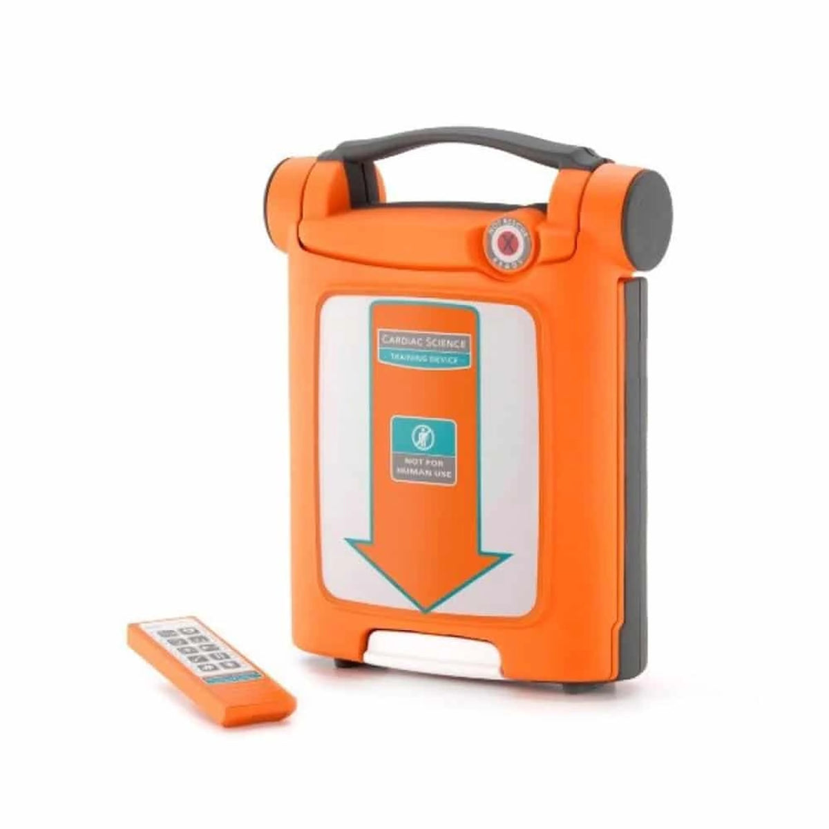 Cardiac Science Powerheart G5 Trainer orange case with wireless remote control