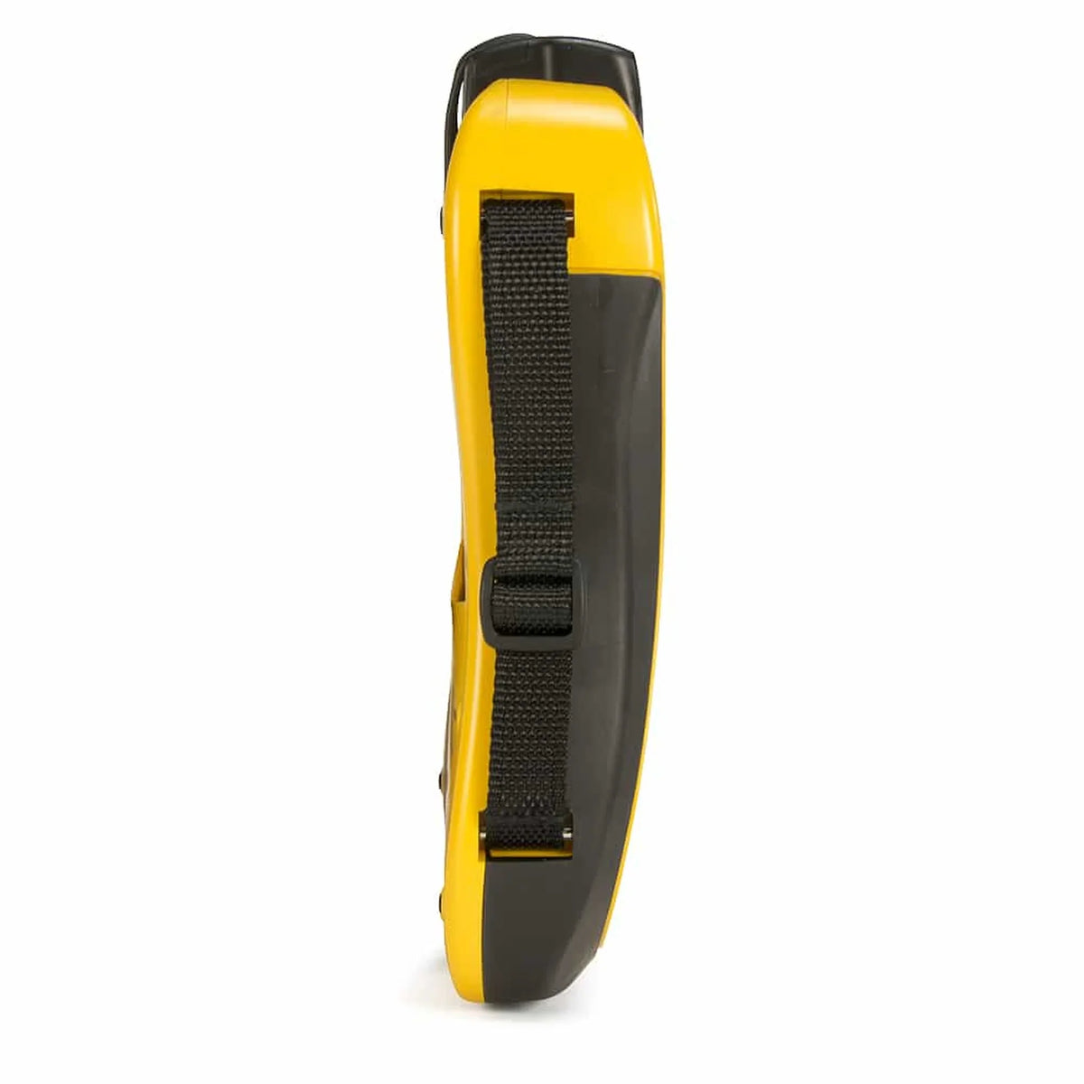 Defibtech View AED side profile showing the adjustable carry strap