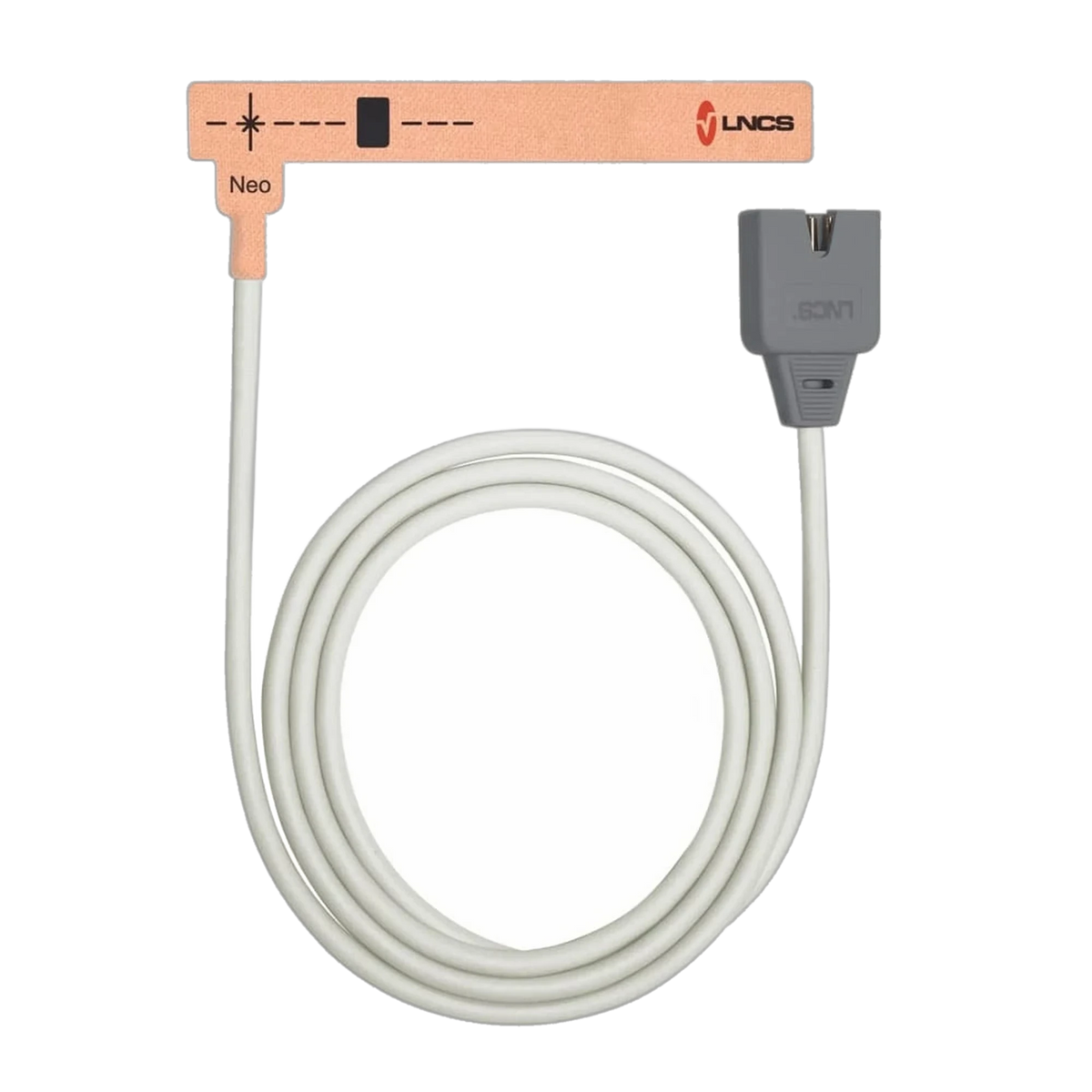 Masimo SET LNCS Neo neonatal adhesive SpO2 sensor with gray connector