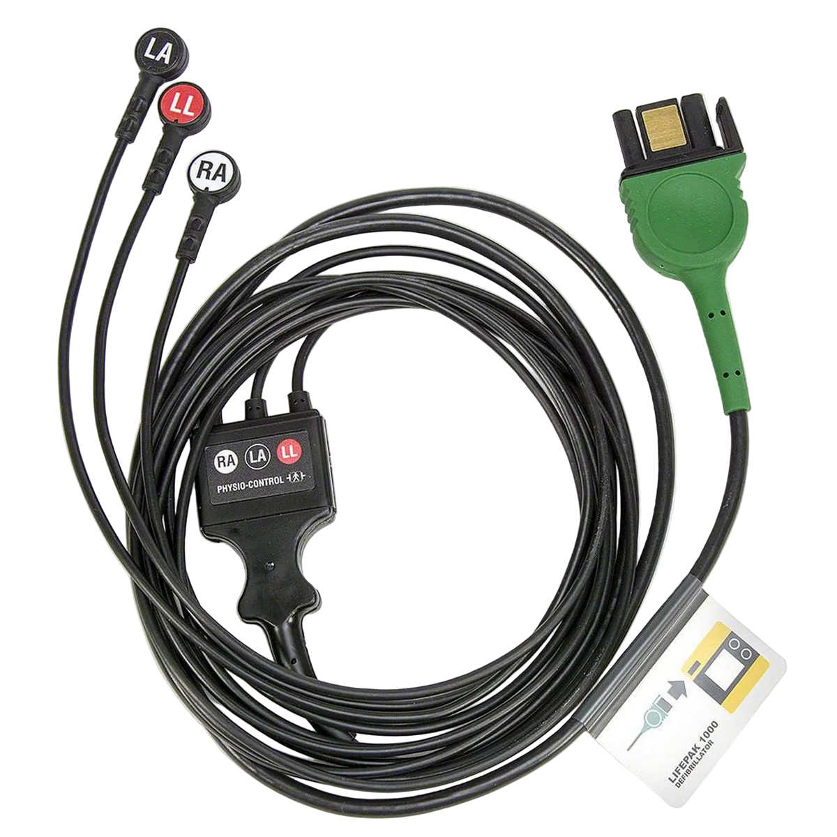 Physio Control 3-wire ECG Cable (Lead II)