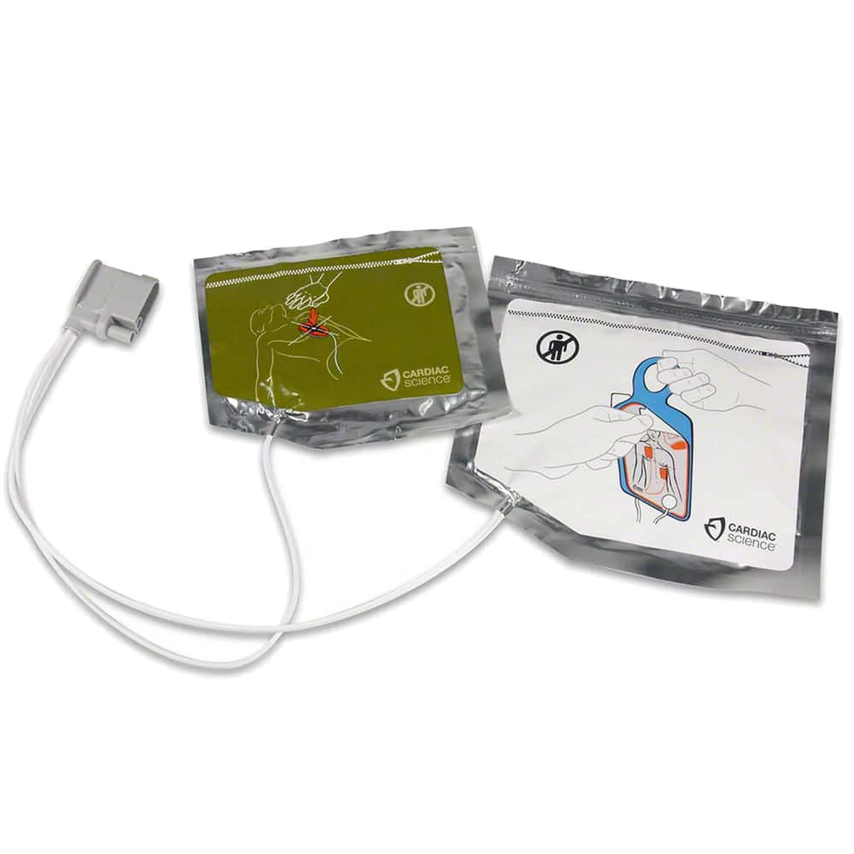 Cardiac Science adult iCPR training electrode pads in sealed packaging