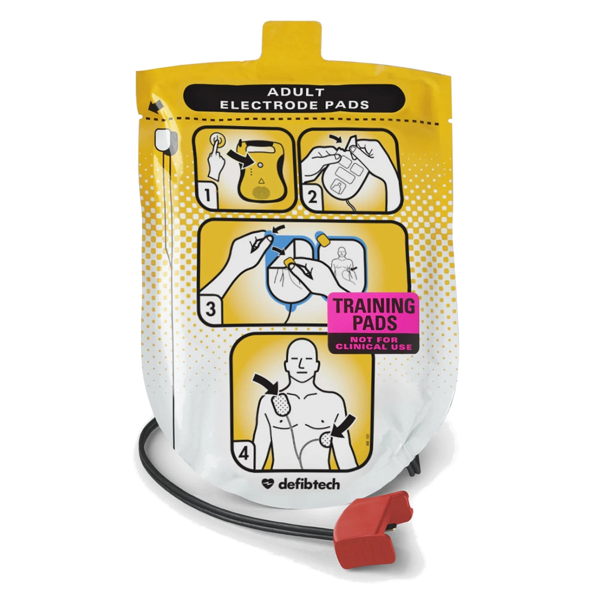 Defibtech Adult TRAINING Pads Set
