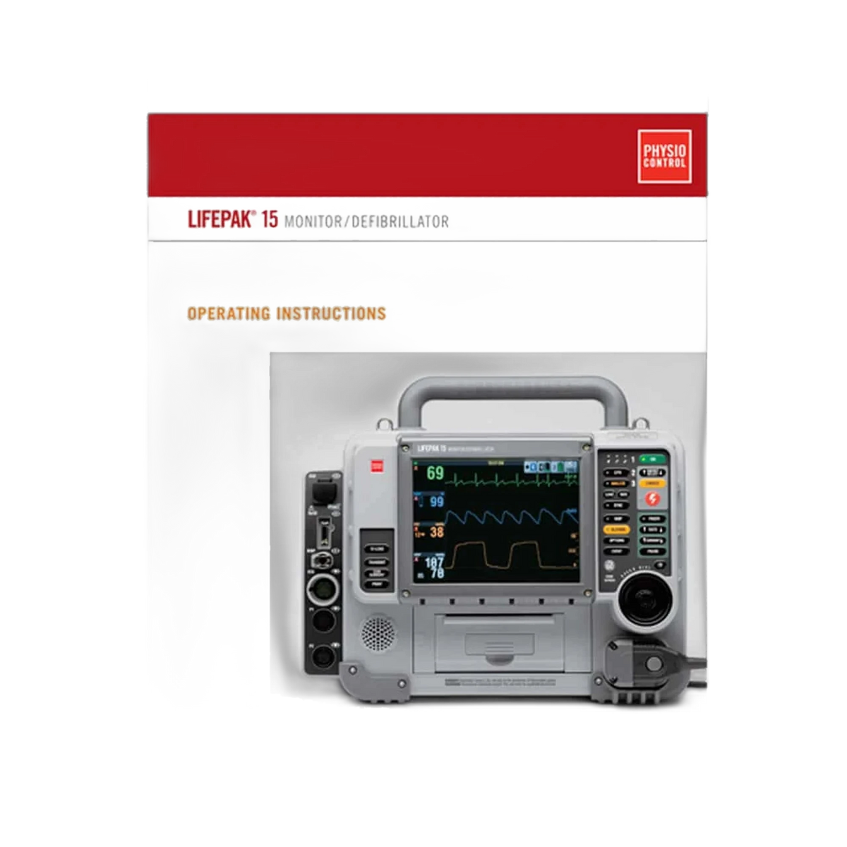 Physio-Control LIFEPAK 15 monitor/defibrillator operating instructions manual cover