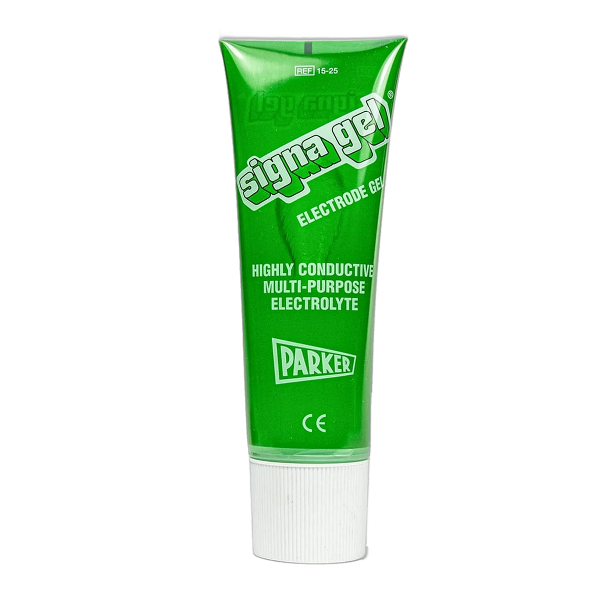 Parker Signa Gel electrode gel, green 8.5 oz tube, highly conductive multi-purpose electrolyte