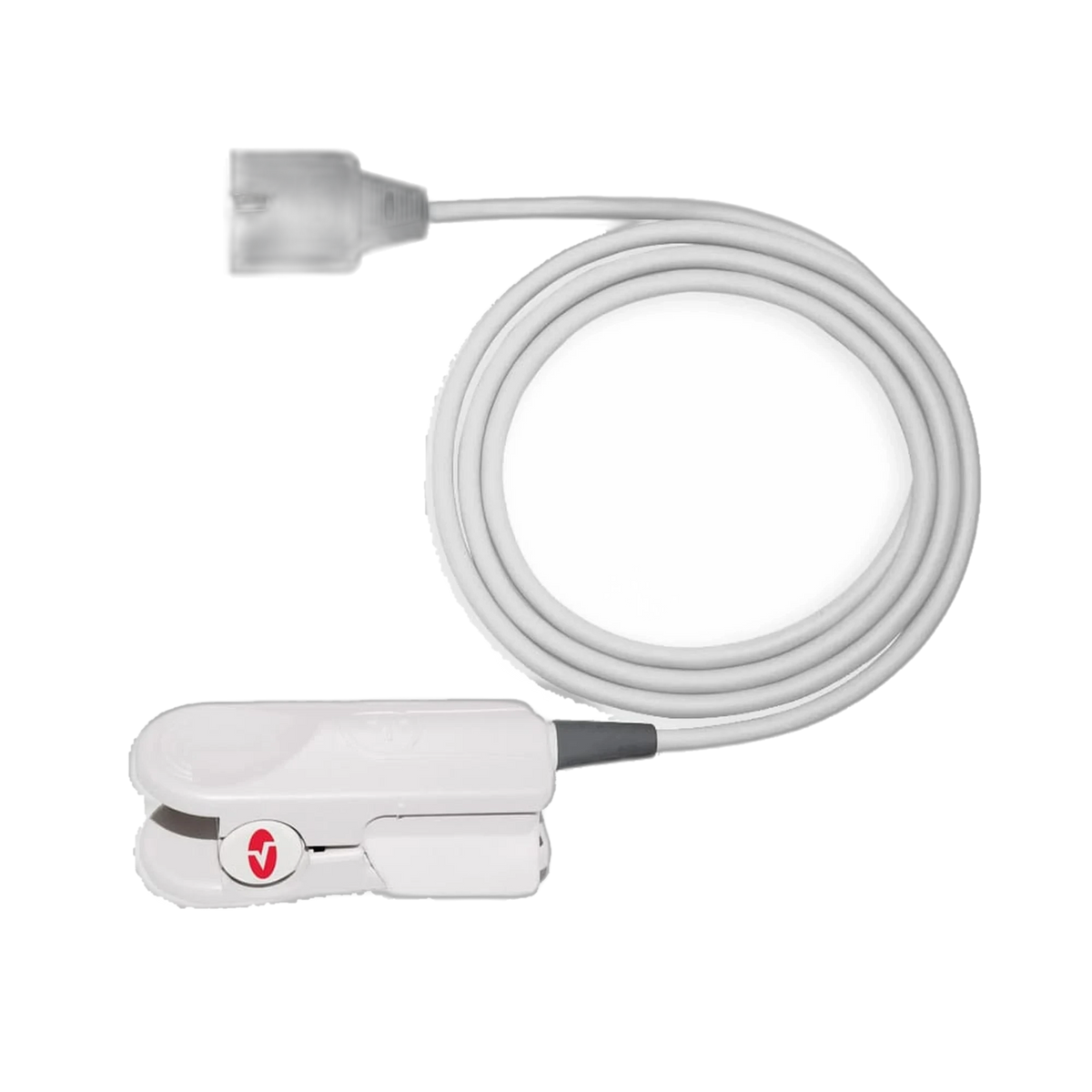 Masimo SET LNCS DCIP pediatric reusable finger clip SpO2 sensor with gray cable