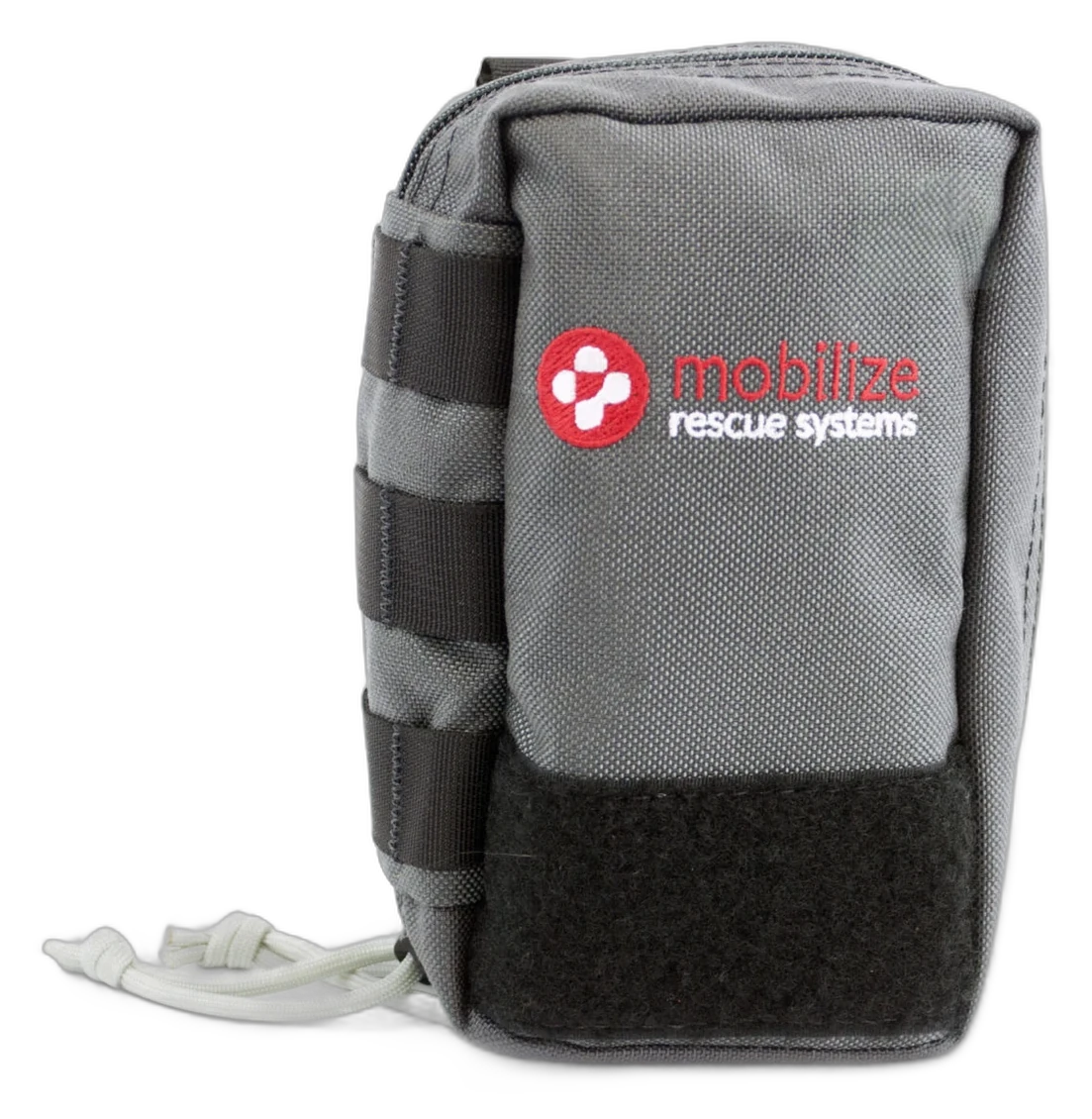 Mobilize COMPACT rescue system, gray and black soft pouch with Mobilize logo