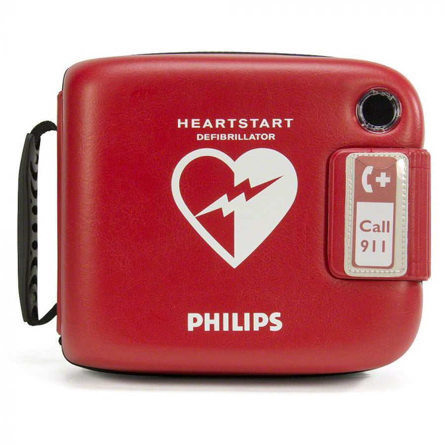 Philips HeartStart red defibrillator carrying case