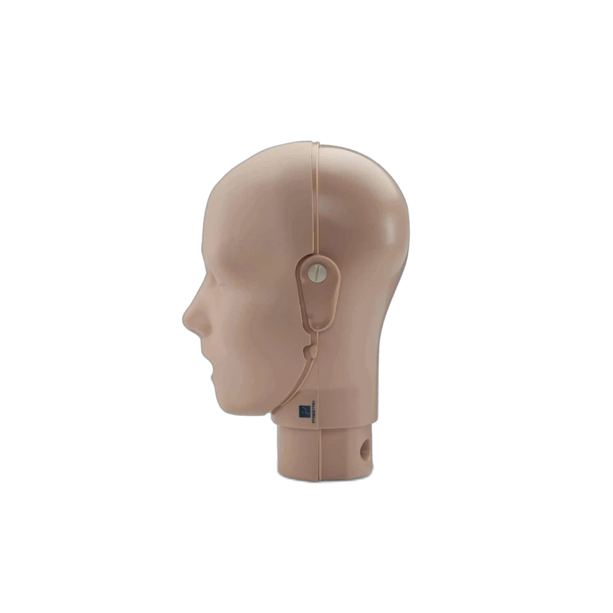 Replacement PRESTAN Professional adult manikin head, medium skin tone, side view