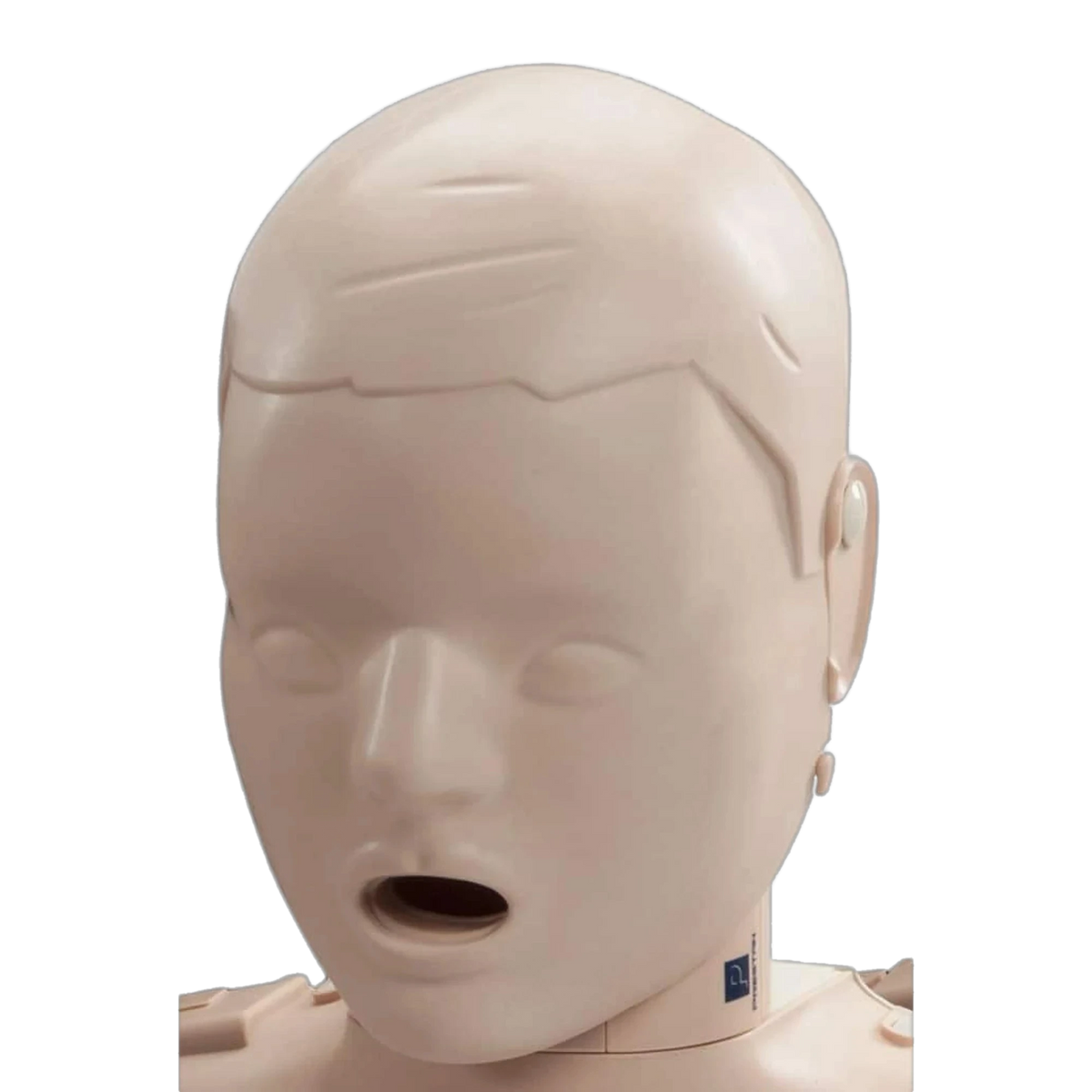 Replacement PRESTAN Professional child manikin head, medium skin tone, front view