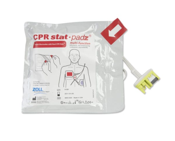 2-Piece Zoll-AED-CPR-Stat-Padz-8900-0402