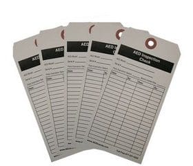 AED Inspection Tags (5-pack) AB 3212