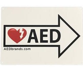 AED Directional Signs AB 3206