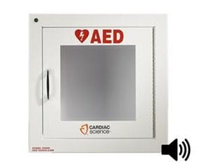 Cardiac Science Brand AED Cabinet with Alarm 50-00392-2