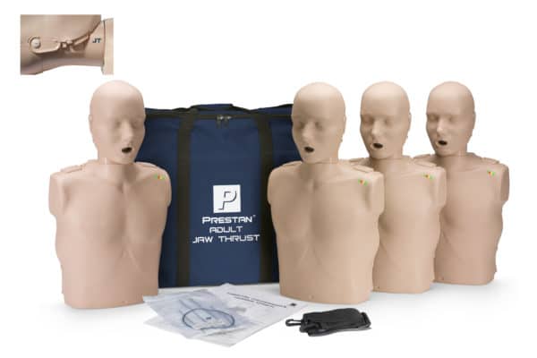 Prestan-Adult-Jaw-Thrust-Manikin-4-Pack-CPR-Monitor-PP-JTM-400M-MS