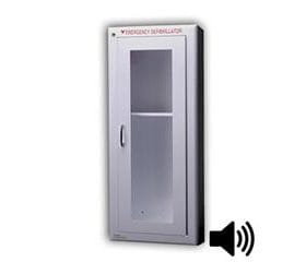 Tall AED Wall Cabinet with Alarm 184-1