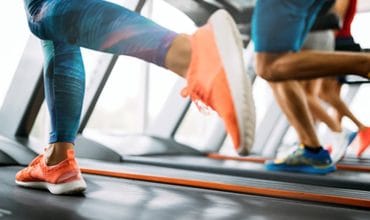 people running on treadmill