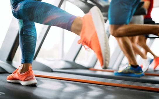 people running on treadmill