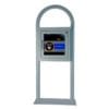 AED Floor Stand Cabinet Grey with Alarm 11210-000029