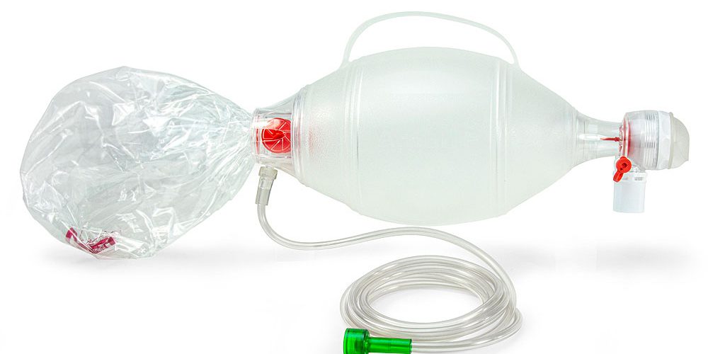 AMBU Bag SPUR II Adult Resuscitator w/o Mask w/Oxygen Reservoir (12 Pack)