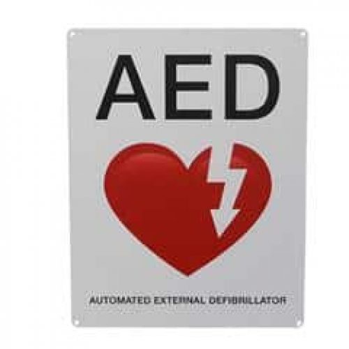 AED-Wall-Sign-Flat-med AED Wall Sign - Flat AB 3203