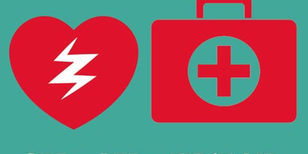 cpr + aed + first aid icons